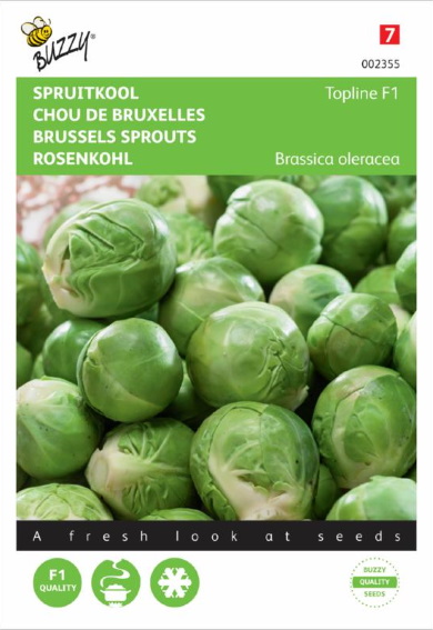 Brussels Sprouts Topline F1 (Brassica oleracea) 225 seeds BU